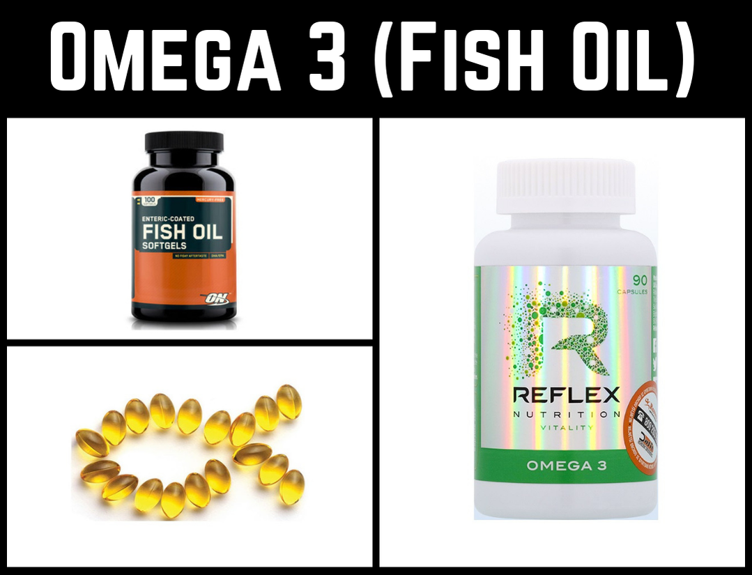 Omega 3 Fish Oils - 5 Supplements to help you improve strength, build muscle and lose fat - By Strength Coach Glasgow