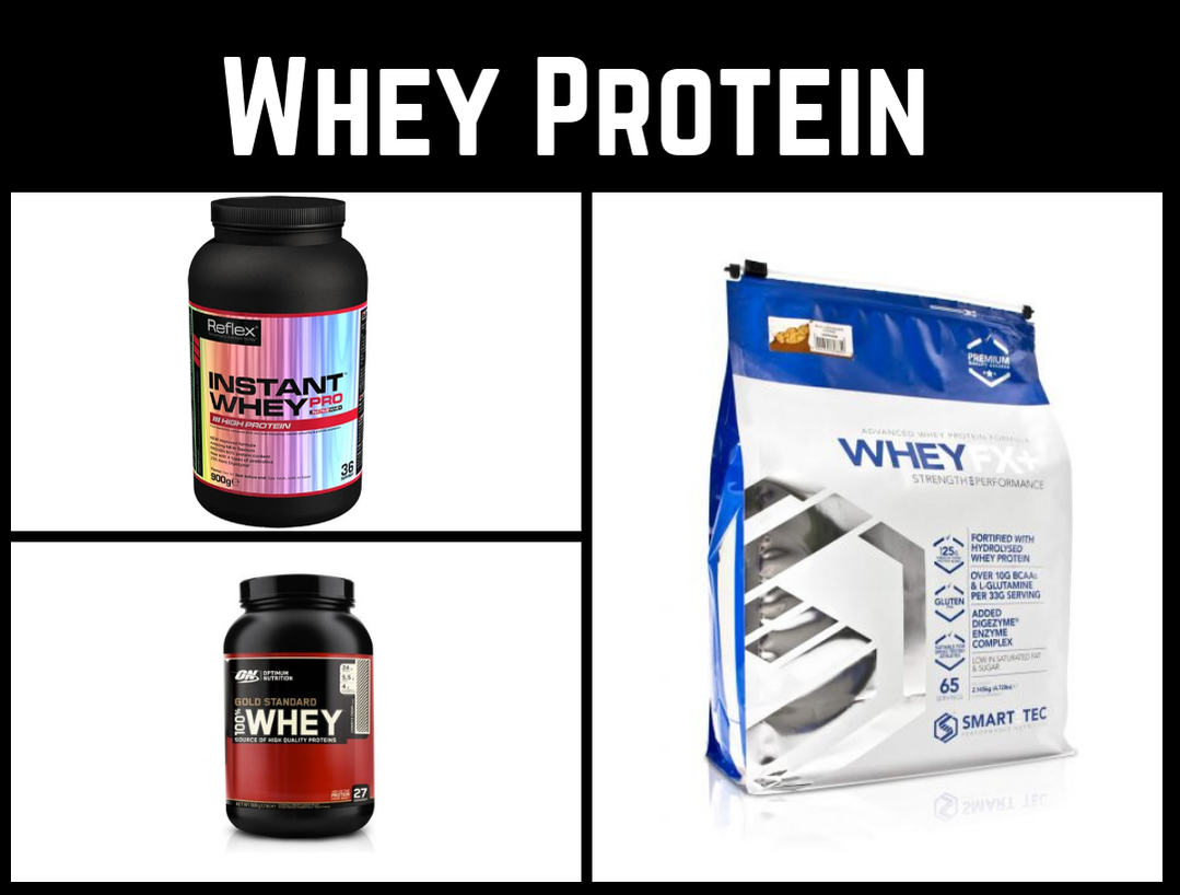 Whey Protein - 5 Supplements to help you improve strength, build muscle and lose fat - By Strength Coach Glasgow