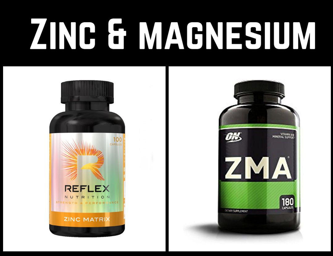 Zinc and Magnesium (ZMA) -  5 Supplements to help you improve strength, build muscle and lose fat - By Strength Coach Glasgow