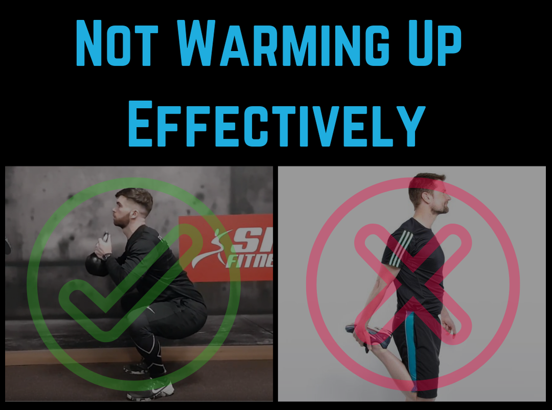Gym Mistake #2 - Not Warming up at all or warming up incorrectly. Download My Free Warmup Guide Now