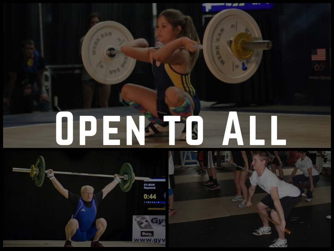 Olympic Weightlifting Benefit #1 - It is open to everyone and anyone by Strength Coach Glasgow